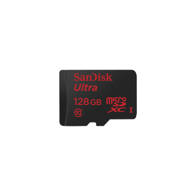 SANDISK Memoria Micro SD de 128 GB / Clase 10 / 80 MB/s / Recomendado para CCTV MOD: MICROSDHC128ULT