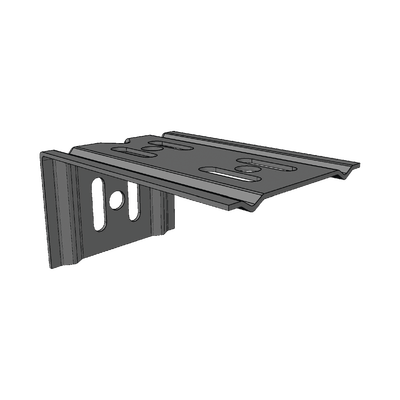 CHAROFIL Ménsula económica MallaFils, para montaje en pared, para anchos de charola de 100 mm, con acabado electrozinc MOD: ML-MEC-100EZ