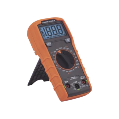 KLEIN TOOLS Multímetro Digital con Selección Manual Rango 600V CAT III con Protección de Alerta LED del Cable de Prueba MM325