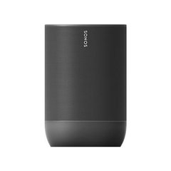 MOVE SONOS Altavoz inteligente portátil con Wi-Fi y Bluetooth - Negro; Potente y compacto, ideal para uso en exteriores e interiores; Batería de larga duración y resistente al agua.