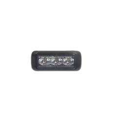 FEDERAL SIGNAL Luz auxiliar MICROPULSE ULTRA, Mica Transparente, Leds color Azul, Flasher Integrado MOD: MPS-300U-B
