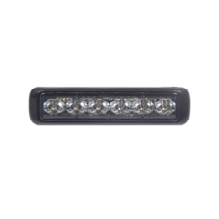 FEDERAL SIGNAL Luz Auxiliar Micro Pulse Ultra Dual Color, 12 LEDs, Color Rojo/Claro MOD: MPS620URW