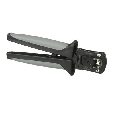 PANDUIT Pinzas Ponchadoras Para Plugs Modulares RJ45, Cat5e, Cat6 y Cat6A, Color Negro MOD: MPT5-8AS