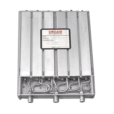 SINCLAIR Duplexer Móvil para 440-480 MHz, 6 Cavidades, 5 a 10 MHz de Sep., 50 Watt, Conectores BNC Hembra. MOD: MR356B-2