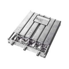 SINCLAIR Duplexer Móvil para 480-512 MHz, 6 Cavidades, 5 a 10 MHz de Sep., 50 Watt, Conectores BNC Hembra. MOD: MR356B-3