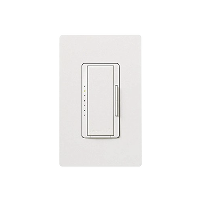 LUTRON ELECTRONICS Dimmer para iluminación CFL/LED o Incandescente/Halogeno 600 Watt Max, blanco MOD: MRF2-6CL-WH
