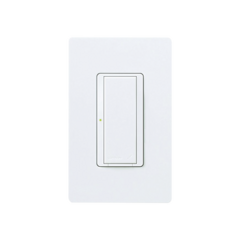 LUTRON ELECTRONICS Switch interruptor on/off, 8A iluminacion, 1/10HP fan @120V, 120-277 V, no requiere cable neutro. MOD: MRF2S8SDVWH