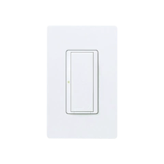 LUTRON ELECTRONICS Switch interruptor on/off, 8A iluminacion, 1/10HP fan @120V, 120-277 V, no requiere cable neutro. MOD: MRF2S8SDVWH