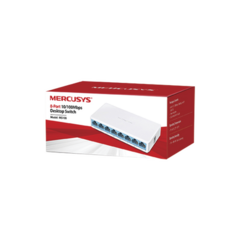 Mercusys Switch no administrable para escritorio 8 puertos 10/100 Mbps MOD: MS108