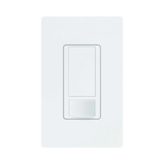 LUTRON ELECTRONICS (XCT) Apagador con sensor de presencia, para espacios pequeños depósitos, armario, vestidores, alacena, cocina, lavandería, etc. MS-OPS2-WH