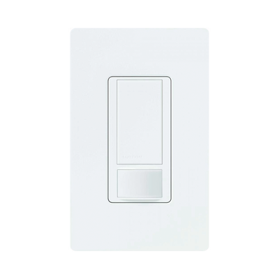 LUTRON ELECTRONICS (XCT) Apagador con sensor de presencia, para espacios pequeños depósitos, armario, vestidores, alacena, cocina, lavandería, etc. MS-OPS2-WH