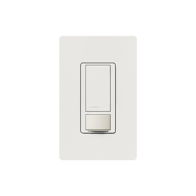 LUTRON ELECTRONICS (XCT) Apagador con sensor de presencia, recomendable para espacios grandes y Oficinas. MOD: MSOPS6M2DVWH