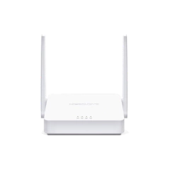 Mercusys Router Inalámbrico WISP N 2.4 GHz de 300 Mbps 1 puerto WAN 10/100 Mbps 2 puertos LAN 10/100 Mbps versión con 2 antenas de 5 dBi MOD: MW302R
