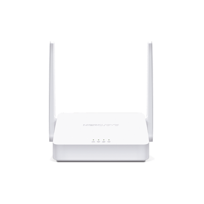 Mercusys Router Inalámbrico WISP N 2.4 GHz de 300 Mbps 1 puerto WAN 10/100 Mbps 2 puertos LAN 10/100 Mbps versión con 2 antenas de 5 dBi MOD: MW302R