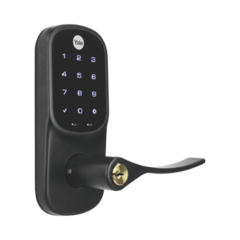 YALE-ASSA ABLOY Cerradura YRL226 con Teclado Táctil y Manija /Smarphone Control Opcional/ bronce Antiguo/ Para puertas de 35 mm a 45 mm de espesor. MOD: MX89612