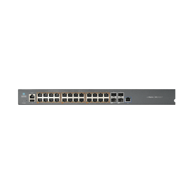 CAMBIUM NETWORKS Switch cnMatrix EX2028-P capa 3 de 28 puertos (24 PoE Gigabit 802.3af/at, 4 SFP+) administración desde la Nube (MX-EX2028PxA-U) MX-EX2028PXA-U