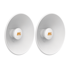 MIMOSA NETWORKS Par de Antenas Modulares Dual Slant, 4.9 - 6.4 GHz, Dimensiones (27 cm), Apertura 45°, Ganancia de 20 dBi, Diseñadas para radio C5x MOD: N5-X20-2PACK