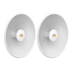 MIMOSA NETWORKS Antenas Modulares Dual Slant, 4.9 - 6.4 GHz, Dimensiones (42.9 cm), Apertura 45 ° Ganancia de 25 dBi, Diseñada para radio C5x N5-X25-2PACK