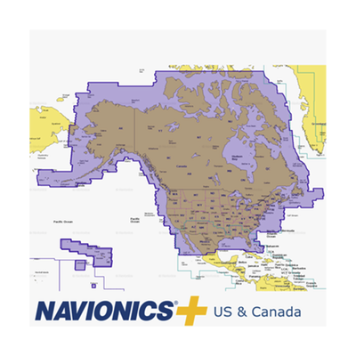 NAVIONICS Mapa NAV+NI de Navionics, cobertura todo EE.UU y Canadá MOD: MSD/NAVNI