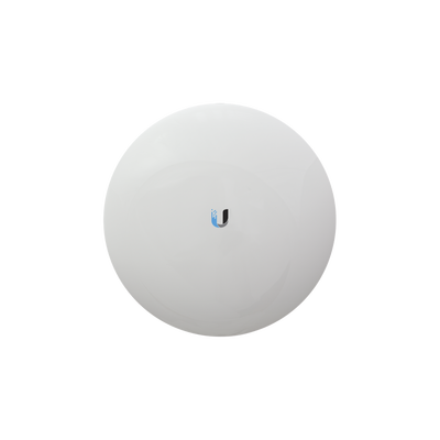 UBIQUITI NETWORKS NanoBeam airMAX AC CPE hasta 330 Mbps, 2 GHz (2412 - 2472 MHz) con antena integrada de 13 dBi MOD: NBE-2AC-13