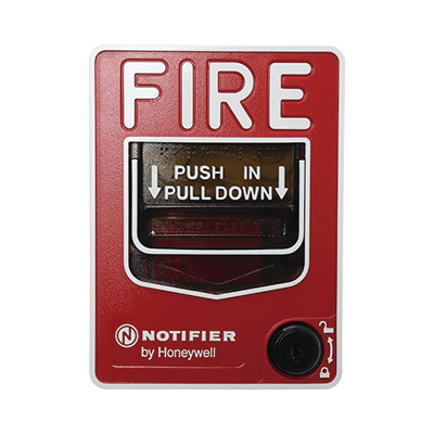 NOTIFIER Estación Manual de Emergencia Inalámbrica / Protocolo FlashScan® de NOTIFIER / Incluye Baterías / Texto en Inglés NBG-12WL