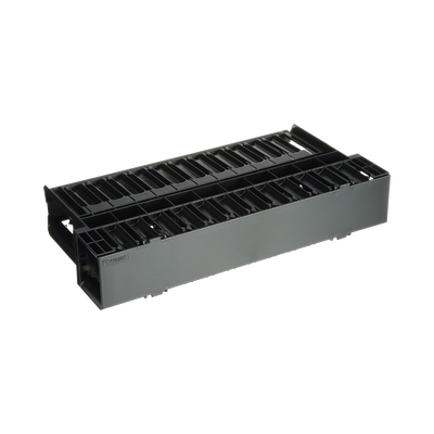 PANDUIT Organizador de Cables Horizontal NetManager, Doble (Frontal y Posterior), Para Rack de 19in, 2UR MOD: NCMH2