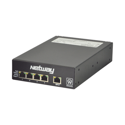 ALTRONIX Switch de 4 puertos PoE+ MOD: NETWAY4ES