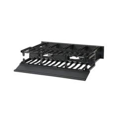 PANDUIT Organizador de Cables Horizontal NetManager, Doble (Frontal y Posterior), Para Rack de 19in, 2UR MOD: NM2