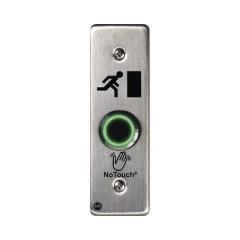 STI Interruptor IR NoTouch® de Acero Inoxidable, Montaje Delgado, Caja Posterior, Símbolo de puerta MOD: NT-SS000-ES - comprar en línea