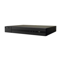 HiLook by HIKVISION NVR 8 Megapixel (4K) / 4 Canales IP / 4 Puertos PoE+ / 1 Bahía de Disco Duro / HDMI en 4K NVR-104MH-C/4P(B)