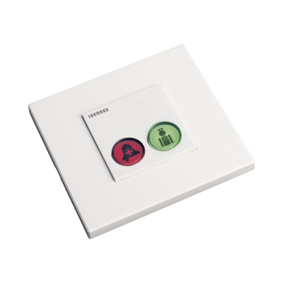 IBERNEX Modulo de 2 Botones iluminados / Alarma y Cancelar / BUS RS485 / Compatible con NX0019/B, NX1021 Y NX0015 MOD: NX0395