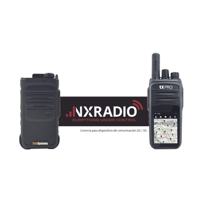 NXRADIO 12 meses de Servicio NXRadio para Terminales de Radio NXPOC130, RG360 y M5. MOD: NXRADIOTERMINAL