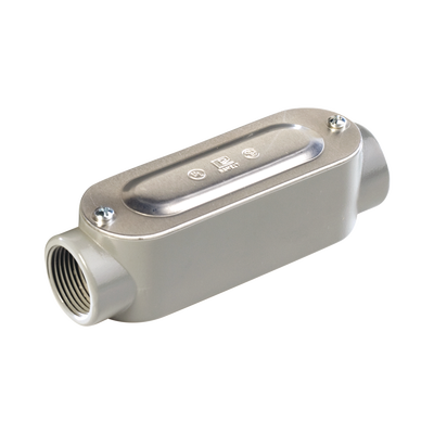 RAWELT Caja oval roscada tipo C de 1 1/2" (38.1 mm) Incluye tapa y tornillos. MOD: OC-2626C