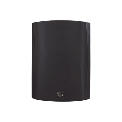 TRUAUDIO Altavoz de 2 vías | exteriores | 70V / 100V | woofer de 6.5 in | negro MOD: OL-70V-6BK