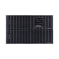 CYBERPOWER UPS de 8000 VA/ 8000 W, Online Doble Conversión, 200 - 240 Vac de Salida, Terminal Hardwired, Onda Senoidal Pura, Torre o Rack de 6 UR, Con 3 Tomas NEMA L6-30R MOD: OL8KRT