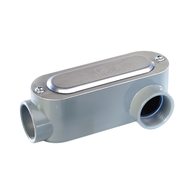 RAWELT Caja Condulet tipo LL de 1" (25.4 mm) Incluye tapa y tornillos. MOD: OLL-0094C