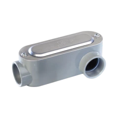RAWELT Caja oval roscada tipo LL de 2" (50.8 mm) Incluye tapa y tornillos. MOD: OLL-0323C