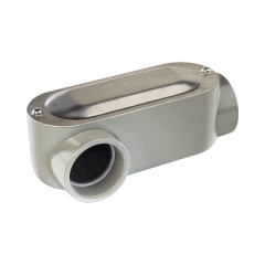 RAWELT Caja oval roscada tipo OLR de 2" (50.8 mm) Incluye tapa y tornillos. MOD: OLR-0320C