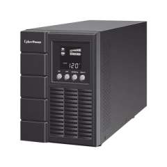 CYBERPOWER UPS de 1000 VA/900 W, Online Doble Conversión, Entrada 120 Vca NEMA 5-15P, Onda Senoidal Pura, Tipo Torre, Con 4 Tomas NEMA 5-15R MOD: OLS1000