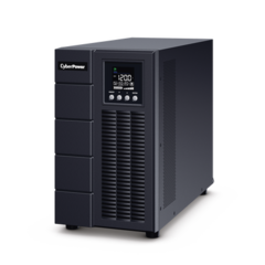 CYBERPOWER UPS de 3000 VA/2700 W, Online Doble Conversión, Entrada 120 Vca NEMA L5-30P, Onda Senoidal Pura, Tipo Torre, Con 6 Tomas NEMA 5-20R y 1 Block Hardwired MOD: OLS3000A