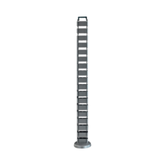 THORSMAN Organizador de cables vertical articulado, ideal para llevar los cables del piso a mesa o a la cubierta del escritorio de manera segura MOD: ORG-VERT