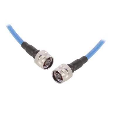 RF INDUSTRIES,LTD Cable flex SSP-250-LLPL (1/4" diam.) de 1m, bajo PIM (≤-155 dBc), conectores N Macho a N Macho, 0-6 GHz. MOD: P2-RFC-2072-39