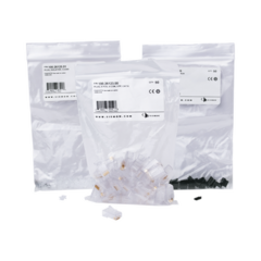 SIEMON Plug RJ45 Cat6, Para Cable UTP Calibre 23 a 26 AWG, Chapado en Oro de 50 micras, Bolsa con 50 piezas MOD: P6U-8-8