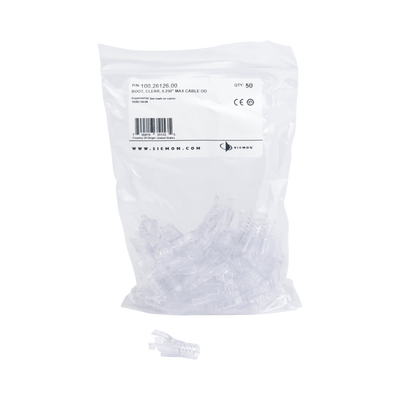 SIEMON Bota Protectora Opcional, Para Plug P6U-8-8 de Siemon, Bolsa con 50 piezas MOD: P6U-BOOT