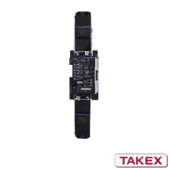 TAKEX Barrera de 4 Haces, Doble Modulación de Frecuencia, 4 Frecuencias Seleccionables y Control de Ganancia. Protección de 200 m en Exterior y 400 m en Interior. MOD: PBTIN200HF