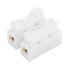 EPCOM POWERLINE Conector tipo PUSH de 2 Contactos / Para una Conexión Rápida / Puentes de Cables MOD: PCON2