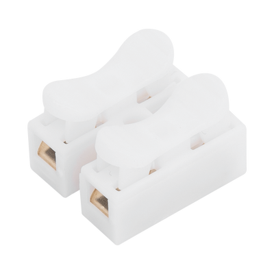 EPCOM POWERLINE Conector tipo PUSH de 2 Contactos / Para una Conexión Rápida / Puentes de Cables MOD: PCON2