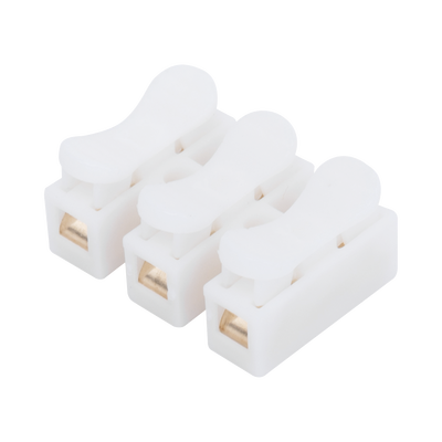 EPCOM POWERLINE Conector tipo PUSH de 3 Contactos / Para una Conexión Rápida / Puentes de Cables MOD: PCON3