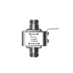 PCTEL Protector Coaxial con ceja frontal, conectores N hembra MOD: PCTBWS07