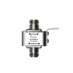 PCTEL Protector Coaxial con ceja frontal, conectores N hembra MOD: PCTLP001NF